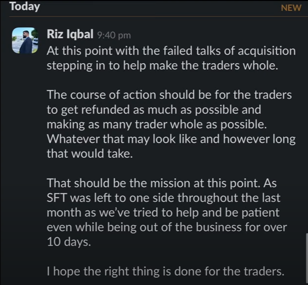 Skill Funded Trader SHUTDOWN